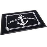 Seachoice Welcome Aboard Mat, Navy Blue, 18 In. X 27 In., Boat