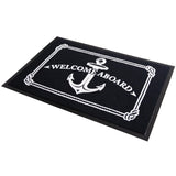 Seachoice Welcome Aboard Mat, Navy Blue, 18 In. X 27 In., Boat