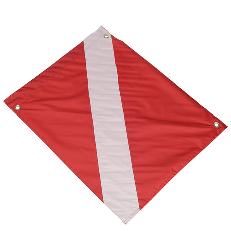Seachoice Vinyl Diver Down Flag, Removable Stiffener, 20 In. X 24 In.