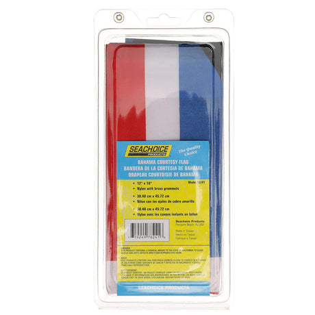 Seachoice Bahamas Courtesy Flag, 12 In. X 18 In., Nylon