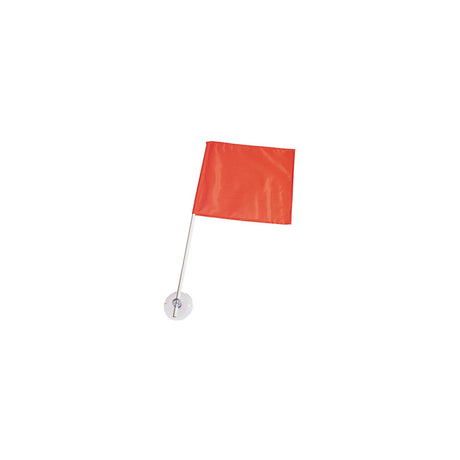 Seachoice Nylon Skier Down Flag w/ Suction Cup, 24 In. Pole, Conforms to State Laws in AZ, CA, CO, ID, MO, NE, NM, OR, TX, UT and WA