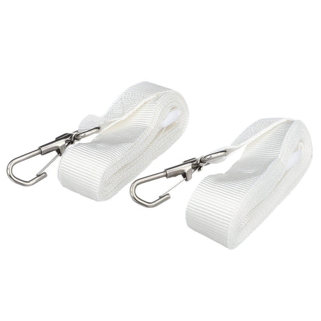 Seachoice 78801 Adjustable Bimini Top Straps w/ Snap Hooks, 96 In., White