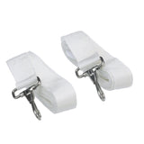 Seachoice 78801 Adjustable Bimini Top Straps w/ Snap Hooks, 96 In., White