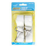 Seachoice 78801 Adjustable Bimini Top Straps w/ Snap Hooks, 96 In., White