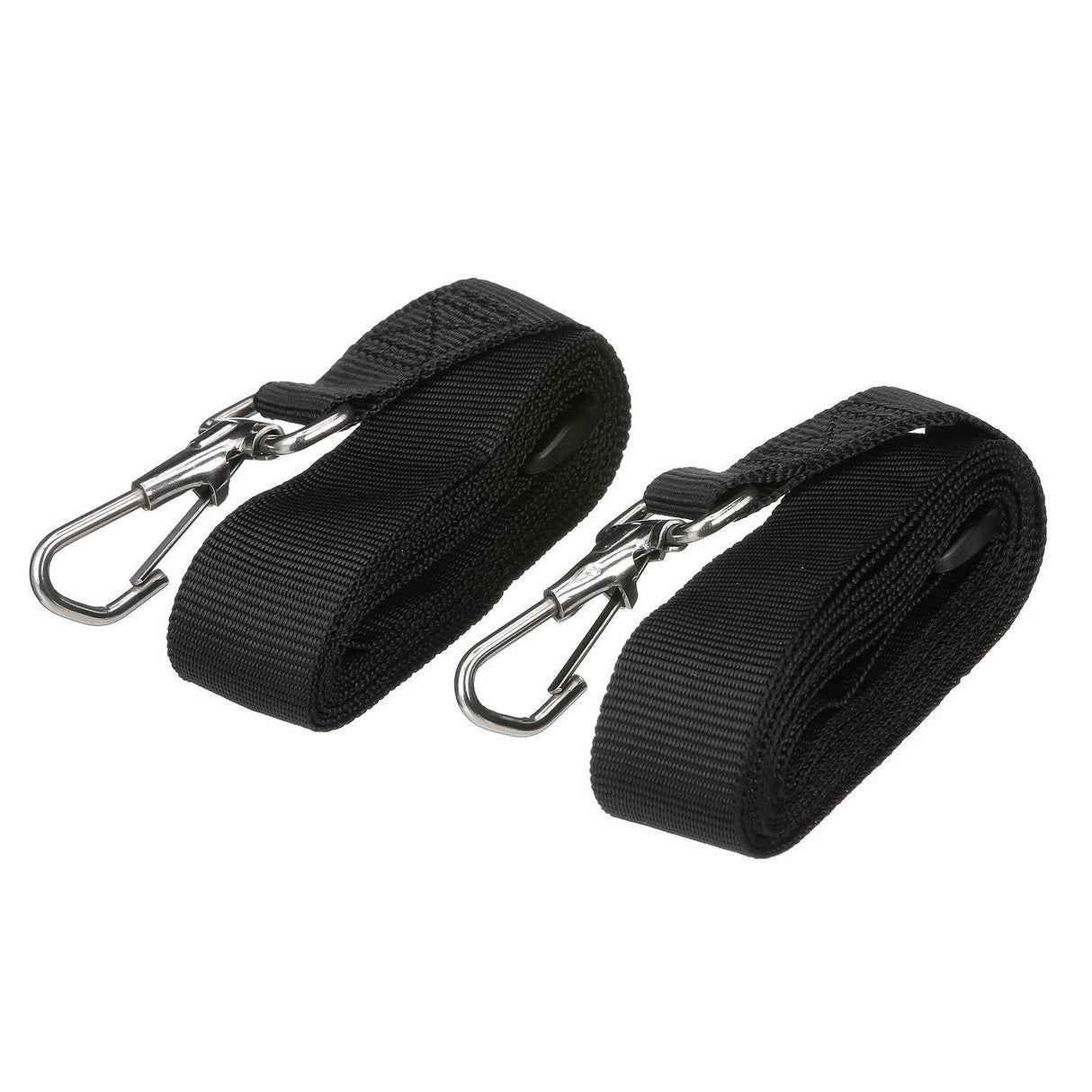 Seachoice 78811 Adjustable Bimini Top Straps w/ Snap Hooks, 96 In. Black