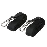 Seachoice 78811 Adjustable Bimini Top Straps w/ Snap Hooks, 96 In. Black