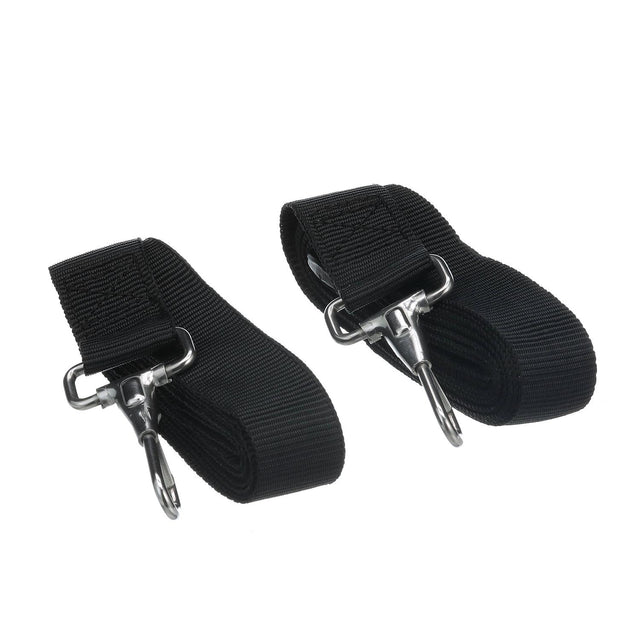 Seachoice 78811 Adjustable Bimini Top Straps w/ Snap Hooks, 96 In. Black