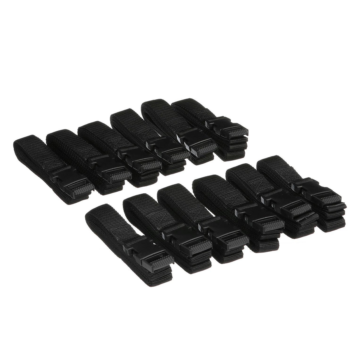 Seachoice 78941 Boat Cover Tie Down Strap Down Kit, Black, Includes 12 Straps