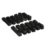 Seachoice 78941 Boat Cover Tie Down Strap Down Kit, Black, Includes 12 Straps