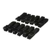 Seachoice 78941 Boat Cover Tie Down Strap Down Kit, Black, Includes 12 Straps