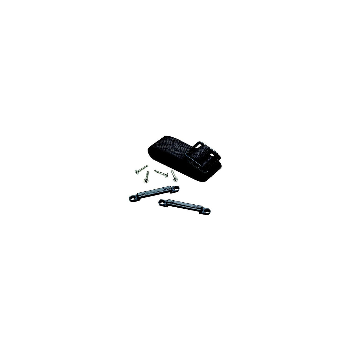 Seachoice Battery Tie Down Strap w/ Brackets and Screws, 42 In., Black