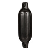 Seachoice Twin Eye Ribbed Boat Fender, Black, 1/2 in. Eye, Ideal for 10-20 Ft. Boats