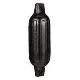 Seachoice Twin Eye Ribbed Boat Fender, Black, 1/2 in. Eye, Ideal for 10-20 Ft. Boats