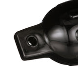 Seachoice Twin Eye Ribbed Boat Fender, Black, 1/2 in. Eye, Ideal for 10-20 Ft. Boats