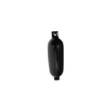 Seachoice Twin Eye Ribbed Boat Fender, Black, 5-1/2 In. X 20 In.