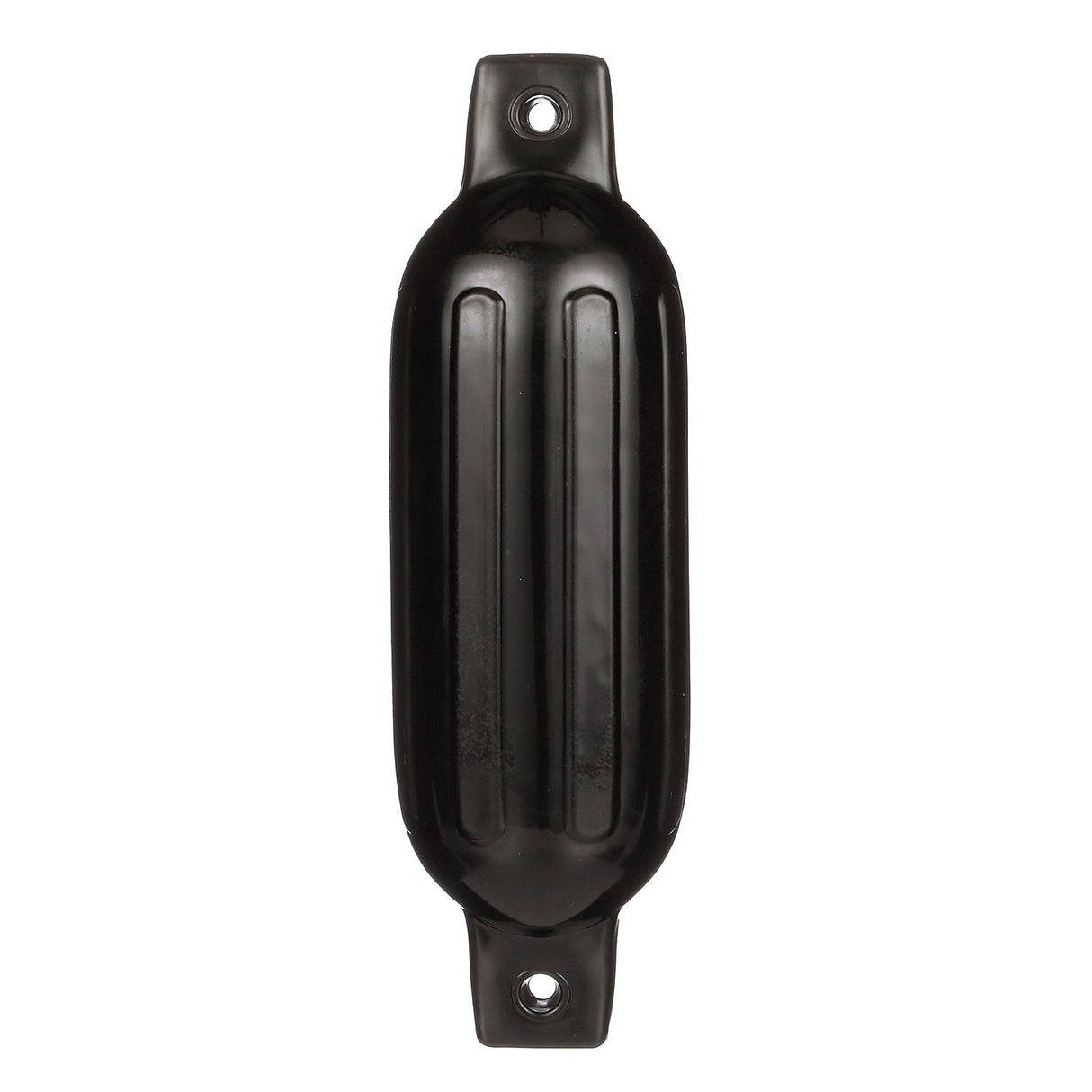 Seachoice Twin Eye Ribbed Boat Fender, Black, 1/2 in. Eye, Ideal for 10-20 Ft. Boats