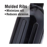 Seachoice Twin Eye Ribbed Boat Fender, Black, 5-1/2 In. X 20 In.