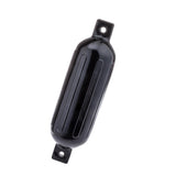 Seachoice Twin Eye Ribbed Boat Fender, Black, 5-1/2 In. X 20 In.