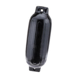 Seachoice Twin Eye Ribbed Boat Fender, Black, 8-1/2 In. X 27 In.