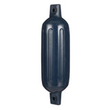 Seachoice Twin Eye Ribbed Boat Fender, Blue, 5/8 In. Eye, Ideal For 15-20 Ft. Boats
