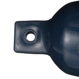 Seachoice Twin Eye Ribbed Boat Fender, Blue, 5/8 In. Eye, Ideal For 15-20 Ft. Boats