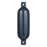 Seachoice Twin Eye Ribbed Boat Fender, Blue, 5/8 In. Eye, Ideal For 15-20 Ft. Boats