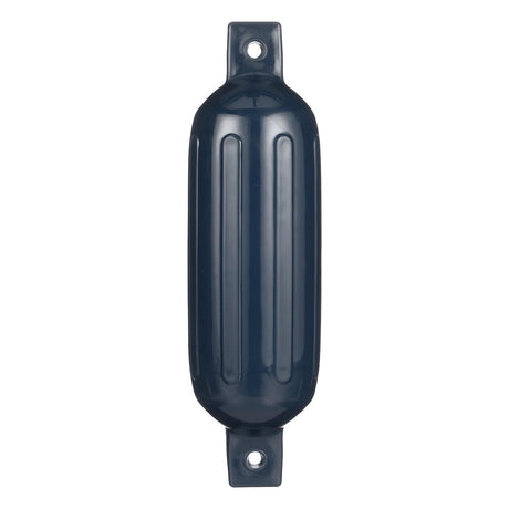 Seachoice Twin Eye Ribbed Boat Fender, Blue, 3/4 in. Eye, Ideal for 20-25 Ft. Boats