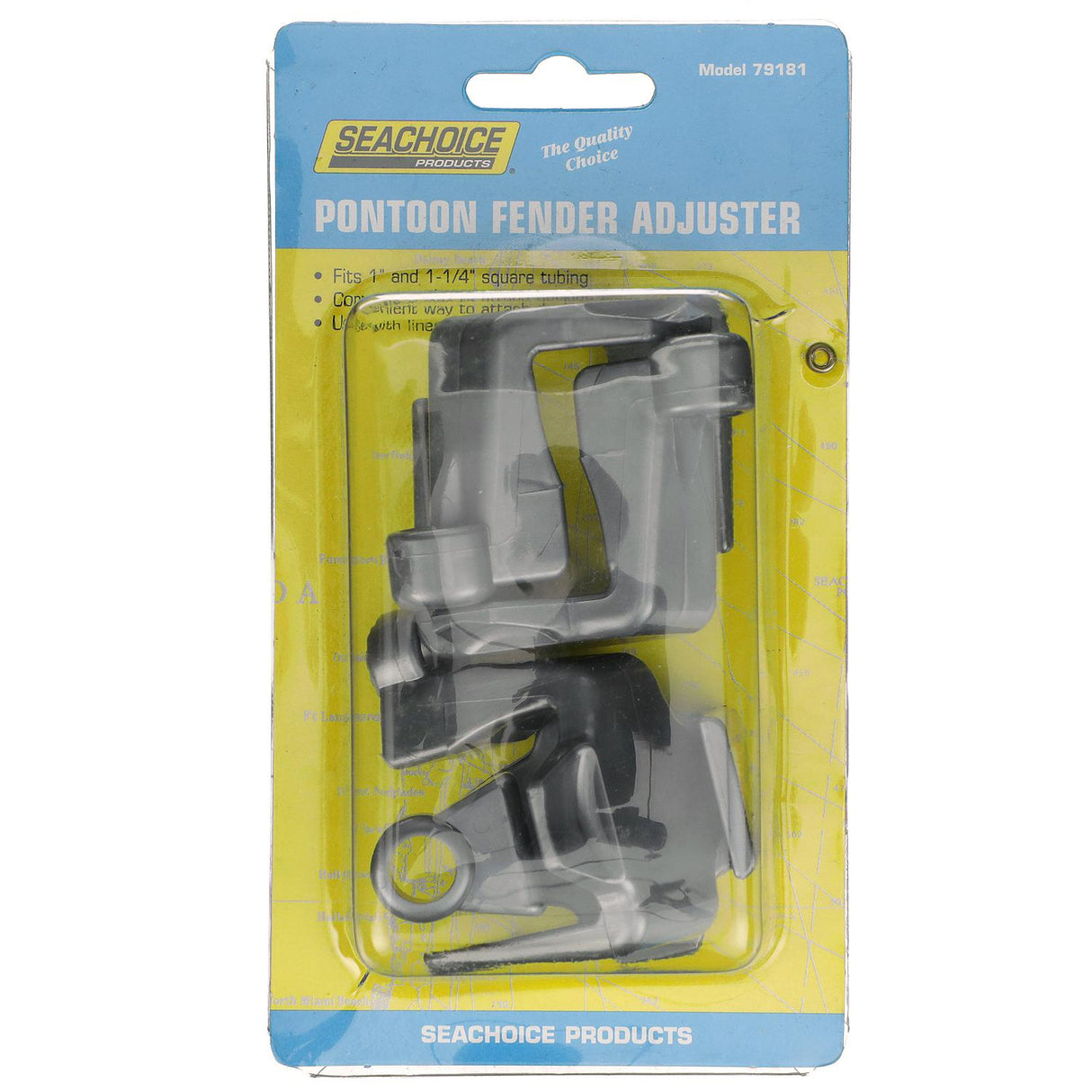 Seachoice 79181 Pontoon Fender Adjusters, Set of 4, Fits 1 in. and 1-1/4 in. Square Tubing Rail