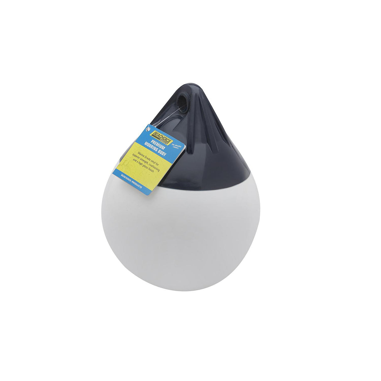 Seachoice 79243 Premium Mooring Buoy, 10 In., White, Commercial