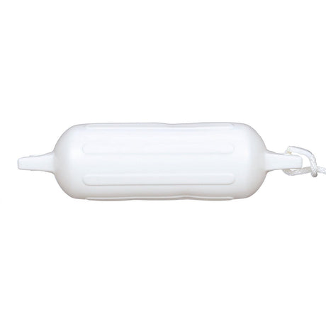 Seachoice Twin Eye Ribbed Fender Kit, Includes a Pair of MFP Fender Lines, White, 5-1/2 In. X 20 In.