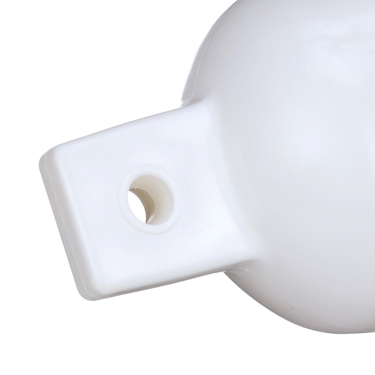 Seachoice Twin Eye Ribbed Fender Kit, Includes a Pair of MFP Fender Lines, White, 5-1/2 In. X 20 In.