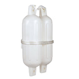 Seachoice Twin Eye Ribbed Fender Kit, Includes a Pair of MFP Fender Lines, White, 6-1/2 In. X 23 In.