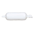 Seachoice Twin Eye Ribbed Fender Kit, Includes a Pair of MFP Fender Lines, White, 6-1/2 In. X 23 In.