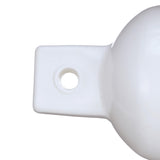 Seachoice Twin Eye Ribbed Fender Kit, Includes a Pair of MFP Fender Lines, White, 6-1/2 In. X 23 In.