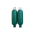 Seachoice 76277 Twin Eye Ribbed Fender Kit (Includes 2 6.5" x 23" Green Fenders and 2 Matching 3/8 x 5' Fender Lines)