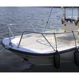 Seachoice Twin Eye Ribbed Fender Kit, Includes a Pair of MFP Fender Lines, Black, 6-1/2 In. X 23 In.