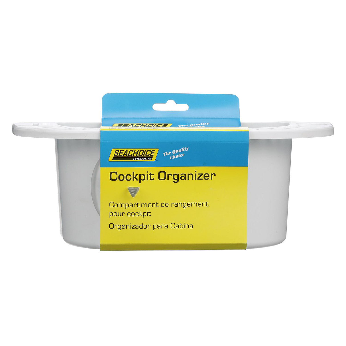Seachoice Cockpit Organizer w/ 3 Suction Cups to Mount on Any Flat Service on Boat