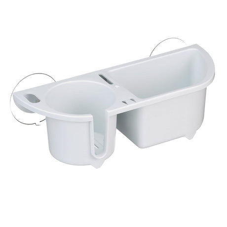 Seachoice Cruisin' Caddy, UV-Resistant Marine Boat Beverage and Item Organizer, White