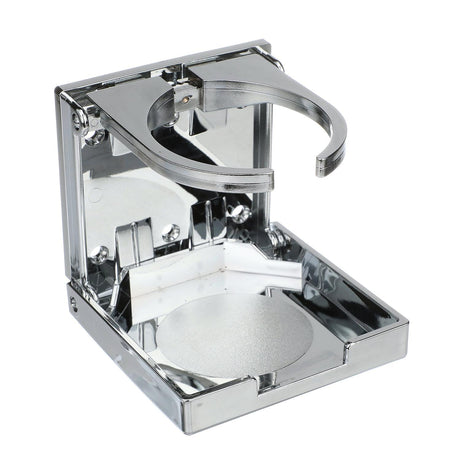 Seachoice Folding and Adjustable Drink Holder, Chrome Plated