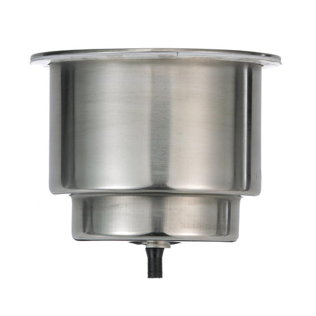 Seachoice Boat Drink Holder Recessed, Stainless Steel, 3-5/8 in. Inside Diameter