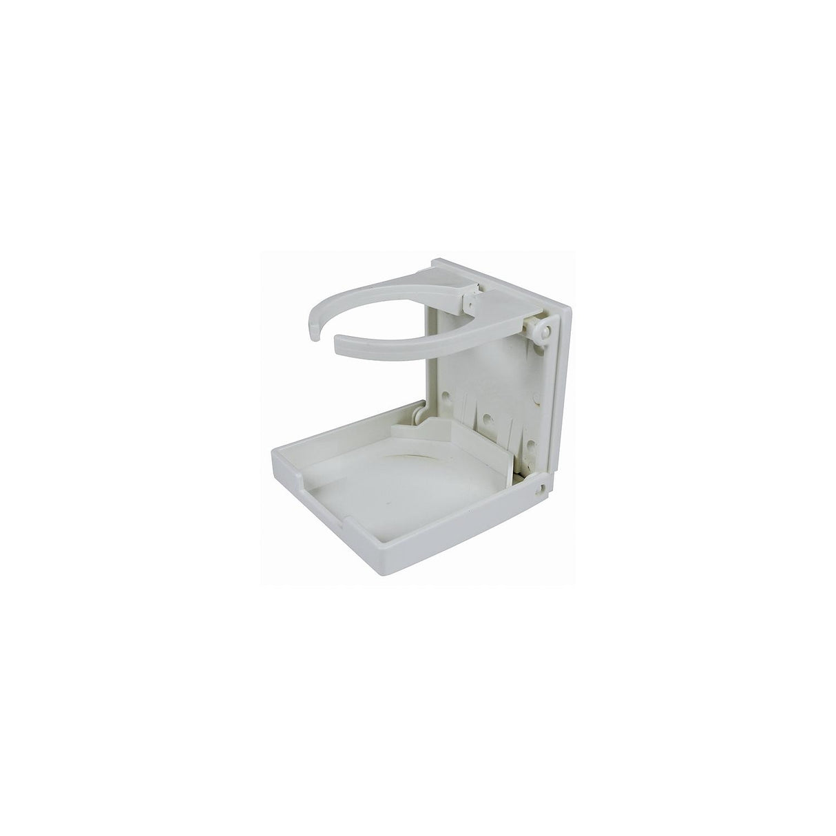Seachoice Folding Drink Holder, Adjustable, Boat, White