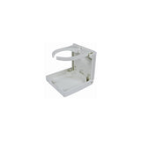 Seachoice Folding Drink Holder, Adjustable, Boat, White