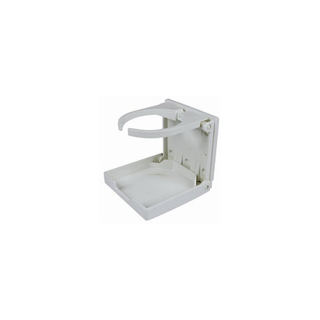 Seachoice Folding Drink Holder, Adjustable, Boat, White