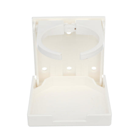 Seachoice Folding Drink Holder, Adjustable, Boat, White