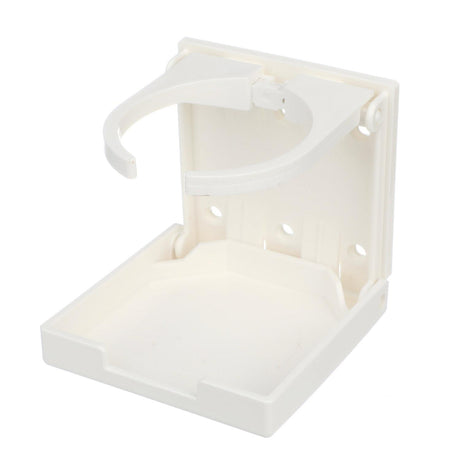 Seachoice Folding Drink Holder, Adjustable, Boat, White