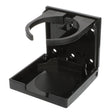 Seachoice Folding Drink Holder, Adjustable, Boat, Black