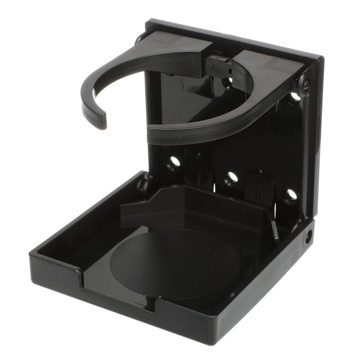 Seachoice Folding Drink Holder, Adjustable, Boat, Black