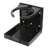 Seachoice Folding Drink Holder, Adjustable, Boat, Black