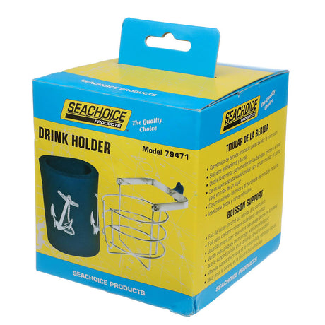 Seachoice Boat Beverage Holder, Thermal Insulator, Chrome Plated Brass