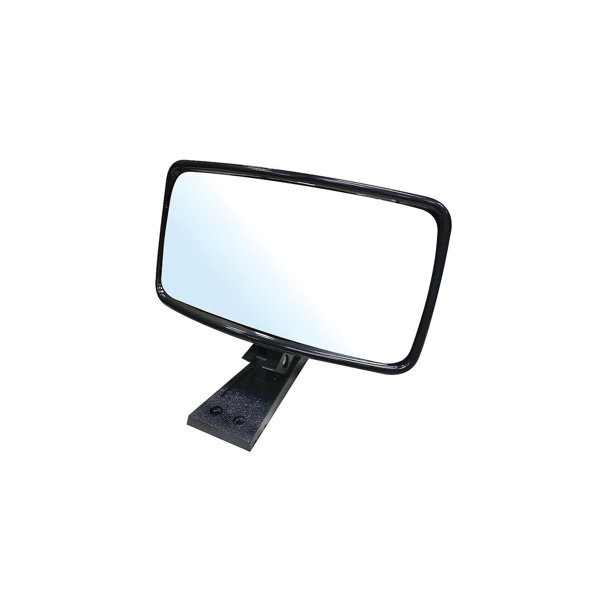 Seachoice Universal Boat Mirror, 8 in. X 4 in. Convex Safety Glass, Black ABS Plastic Housing